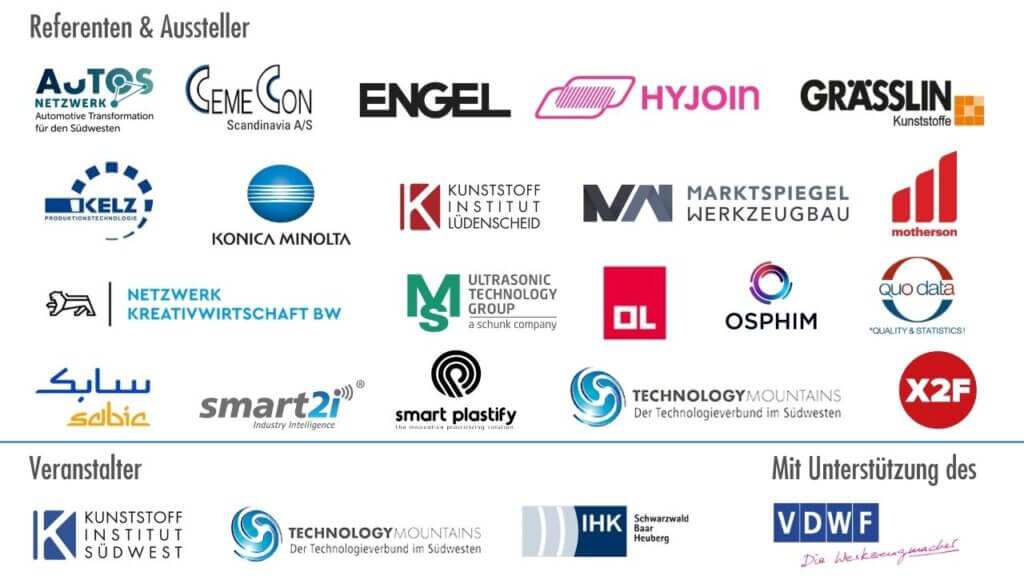 Auflistung der Logos aller am InnovationForum mitwirkenden Unternehmen